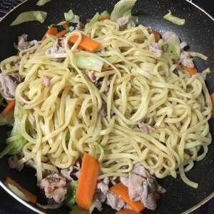 ダシダで味付け★ 塩焼きそば風